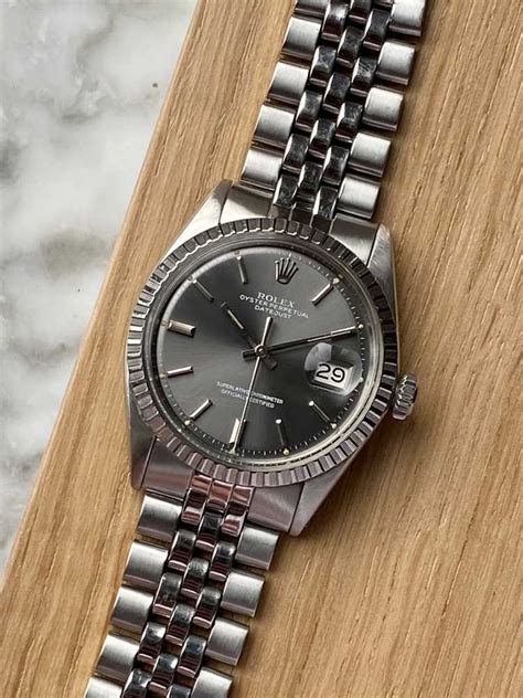 rolex datejust 1603 grey|Rolex Datejust 1603 production years.